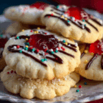 4-Ingredient Christmas Shortbread Cookies