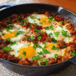 Baked Mexican Chorizo and Eggs