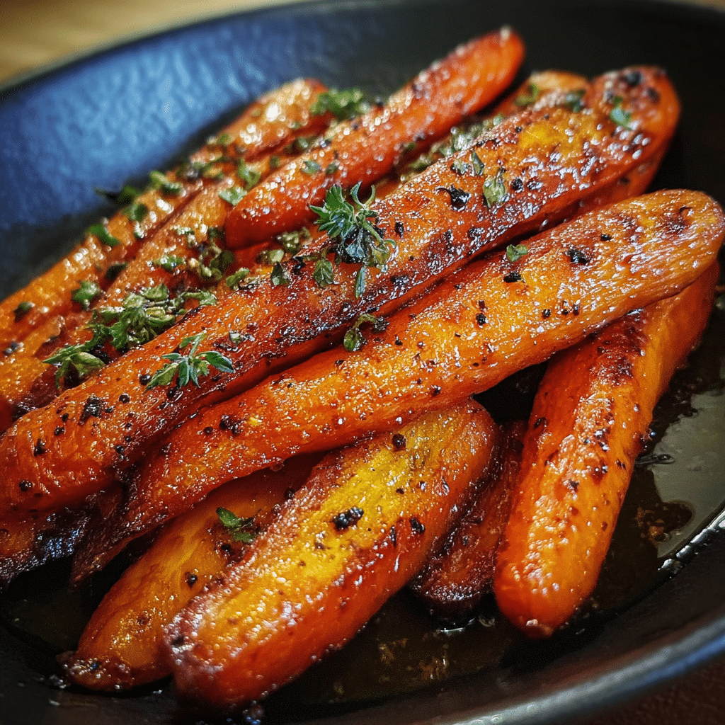Brown Sugar Roasted Carrots
