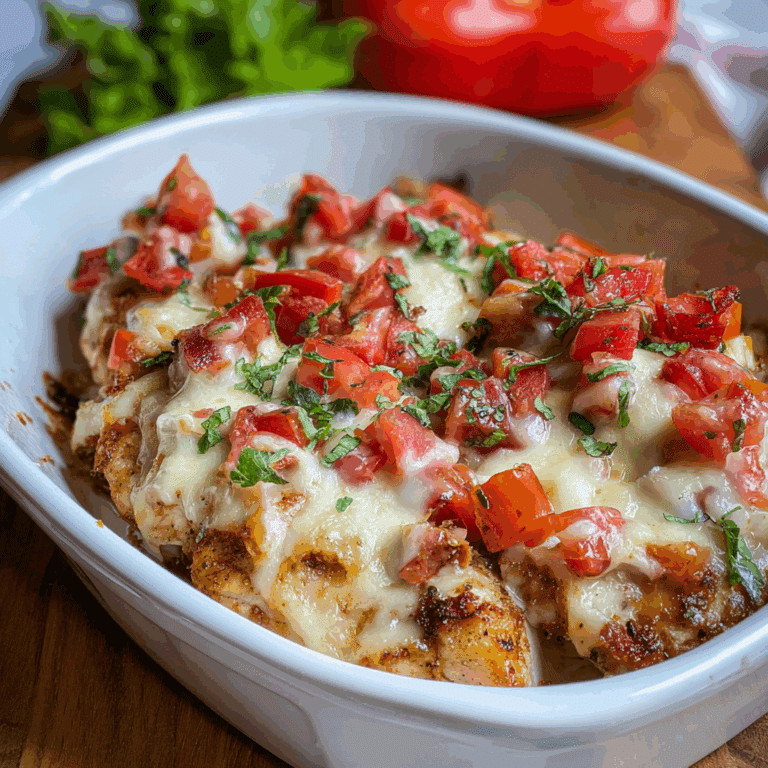 Bruschetta Chicken Bake
