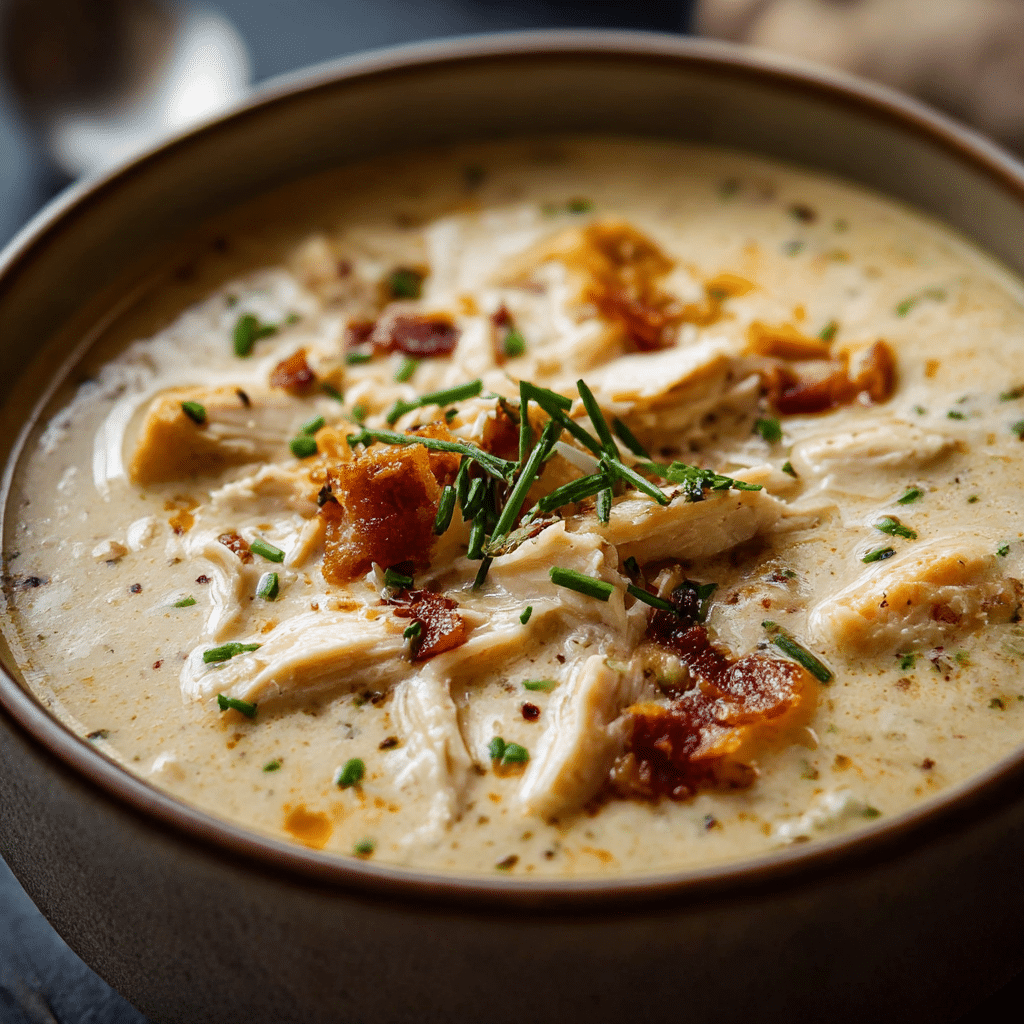 Creamy Crack Chicken Soup