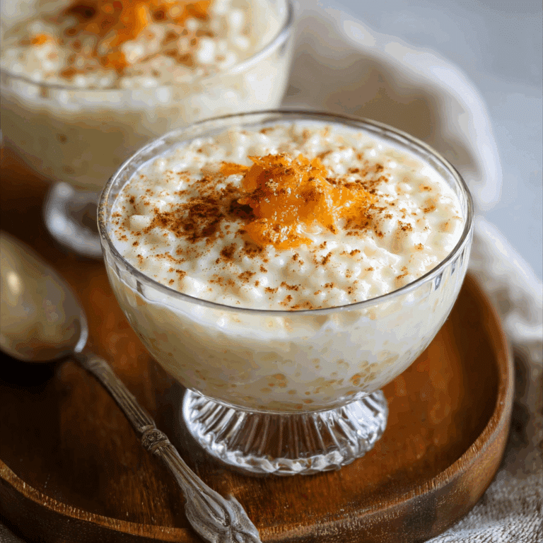 Creamy Custard-Style Rice Pudding