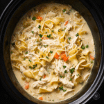 Crockpot Creamy Chicken Noodle Soup