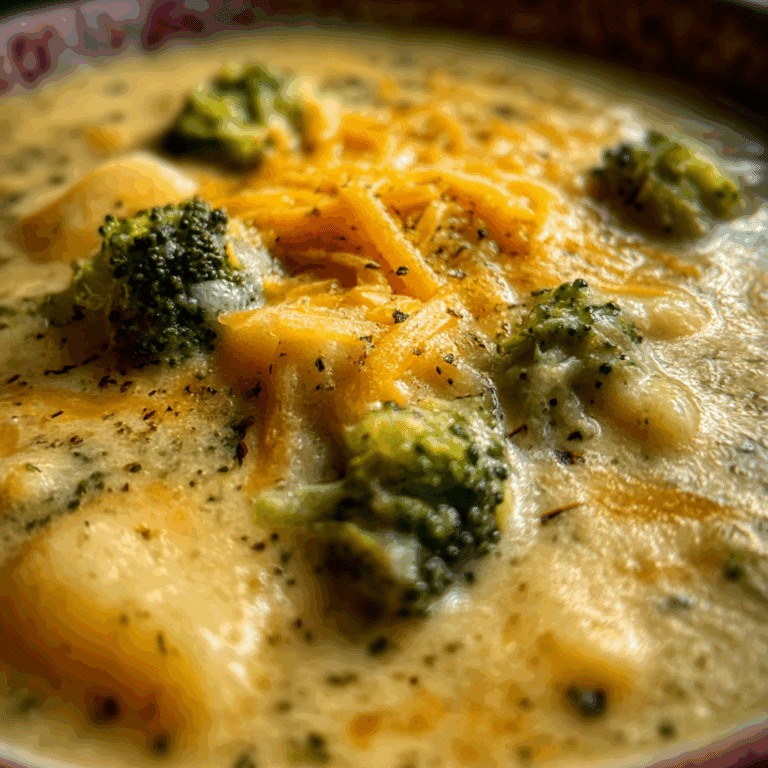 Crockpot Potato Broccoli Cheddar Soup