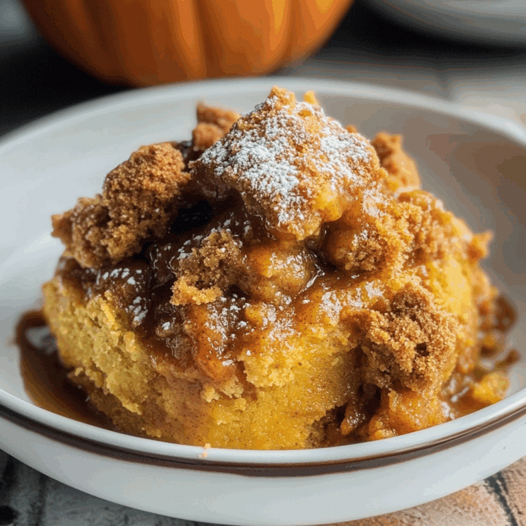 Crockpot Pumpkin Cobbler