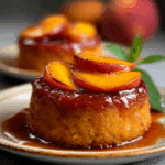 Mini Peach Upside Down Cakes