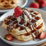 Nutella Filled Waffles