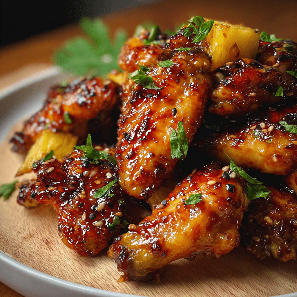 Pineapple Chicken Wings Recipe
