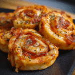Quick Keto Pizza Pinwheels