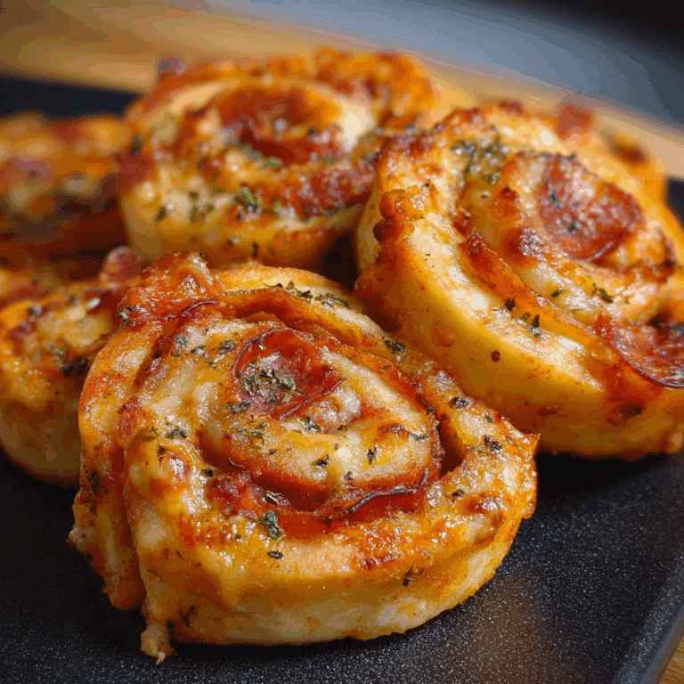 Quick Keto Pizza Pinwheels