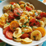 Tomato Orecchiette Pasta Salad