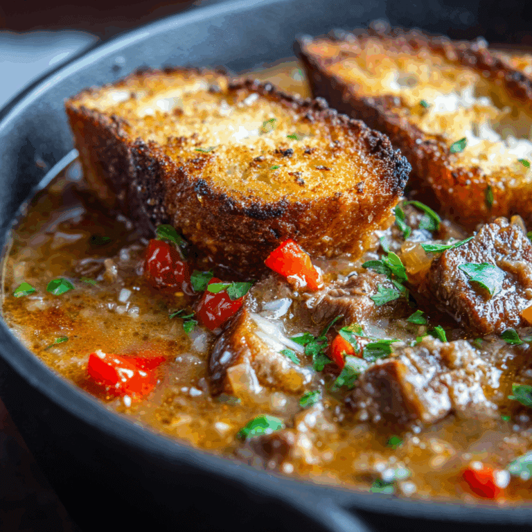 Easy One-Pot Philly Cheesesteak Soup Recipe