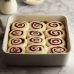 Red Velvet Cinnamon Rolls with Cream Cheese Icing